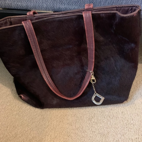 DKNYC Fur Bag - Picture 1 of 6